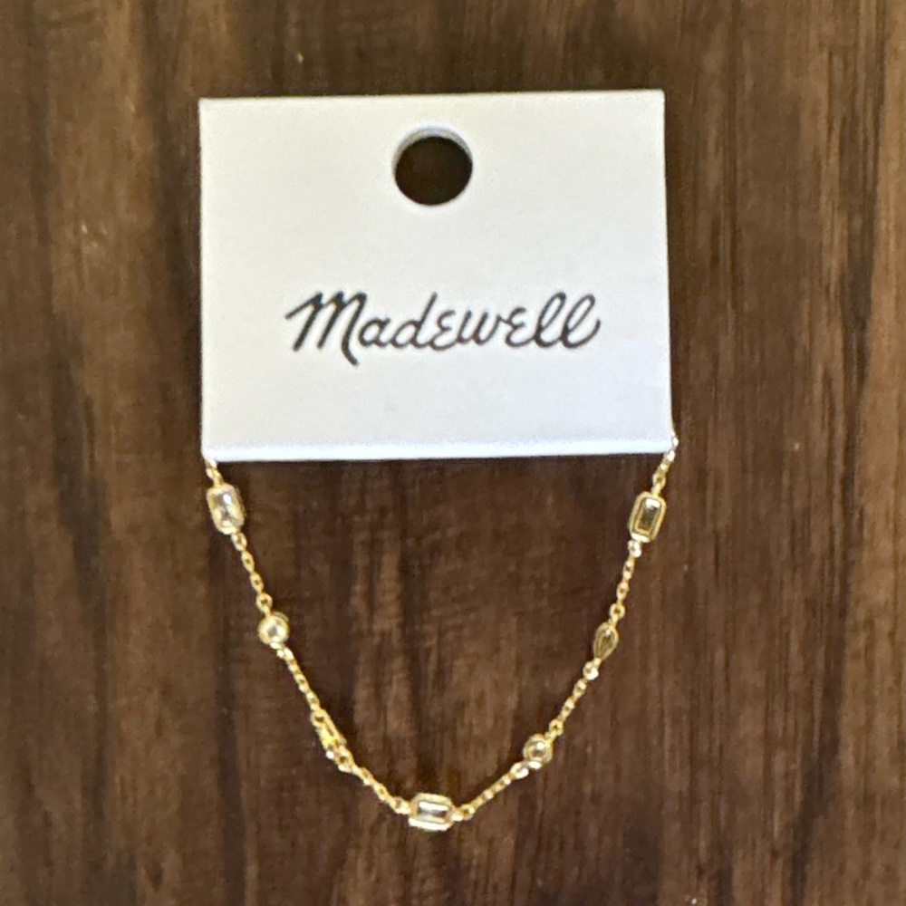 Madewell mixed-cut Crystal station bracelet - Picture 9 of 12